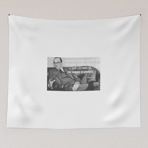Item preview, Jacques Chirac Quote French Swag designed and sold by Baggyy.