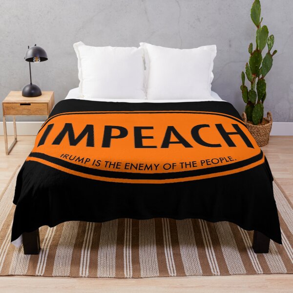 Item preview, IMPEACH Orange Oval - tRump is the Enemy of the People designed and sold by Thelittlelord.