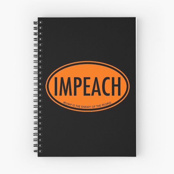 Item preview, IMPEACH Orange Oval - tRump is the Enemy of the People designed and sold by Thelittlelord.