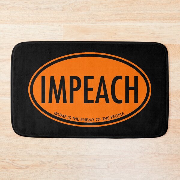 Item preview, IMPEACH Orange Oval - tRump is the Enemy of the People designed and sold by Thelittlelord.