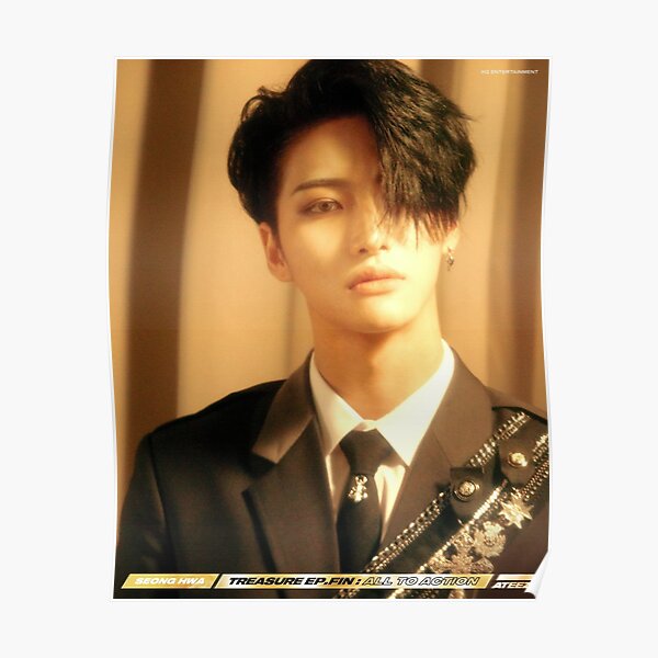 ATEEZ WONDERLAND SEONGHWA Poster
