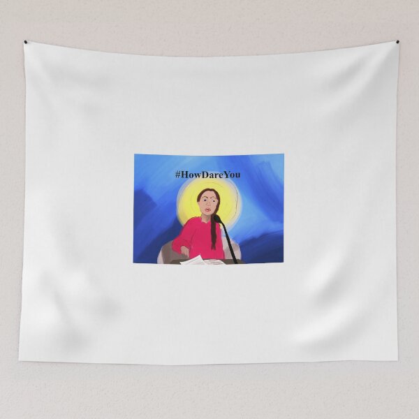 Item preview, How Dare You! Greta Thurnberg designed and sold by Baggyy.