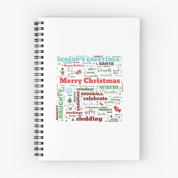 Item preview, Square Christmas word art designed and sold by Awesomefamily.