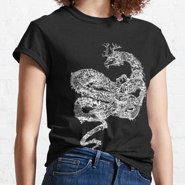 Autumn Dragon - White transparent version Classic T-Shirt