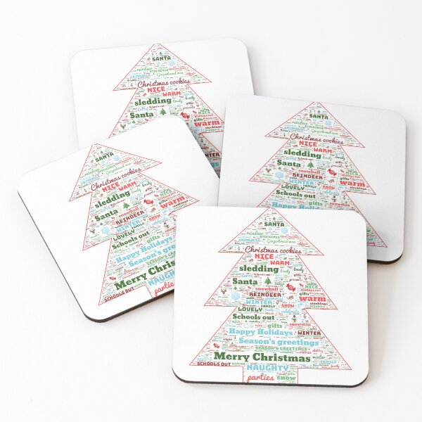 Item preview, Christmas tree word art designed and sold by Awesomefamily.