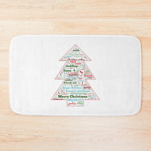 Item preview, Christmas tree word art designed and sold by Awesomefamily.