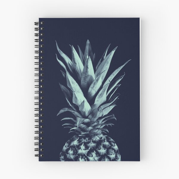 Item preview, Navy Blue Pineapple Dream #1 #tropical #fruit #decor #art  designed and sold by Anita's & Bella's Art.
