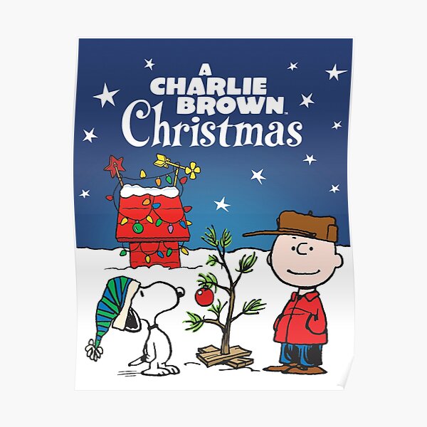 Poster Charlie Brown Redbubble