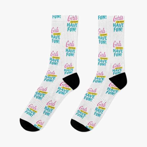 Item preview, Girls Just Want to Have Fun Positive Retro Logo designed and sold by Everyday Designs.