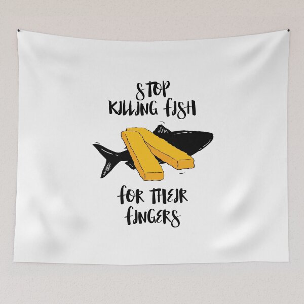 Item preview, Stop Killing Fish For Their Fingers designed and sold by Paul Foreman.