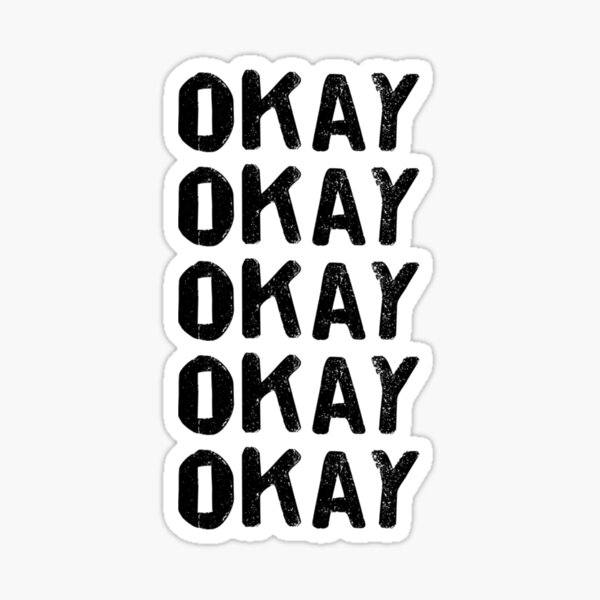 Artikel-Vorschau von okay okay okay okay okay, designt und verkauft von We talk DND.