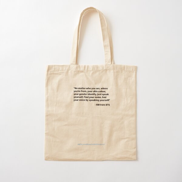 BTS (RM). Discours de l'Unicef Tote bag classique