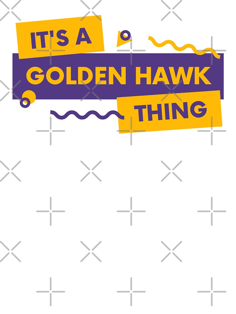 Wilfrid Laurier University Golden Hawk Yellow Purple It S A Golden Hawk Thing Logo Baby One Piece By Stickel Redbubble