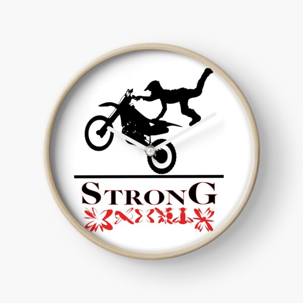 T-Shirt Tee Shirt Fun Strong Woman Man Clock