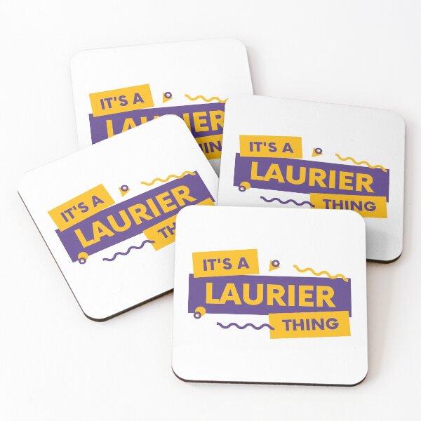 Item preview, Wilfrid Laurier University Yellow + Purple "It's a Laurier Thing" Logo designed and sold by Everyday Designs.