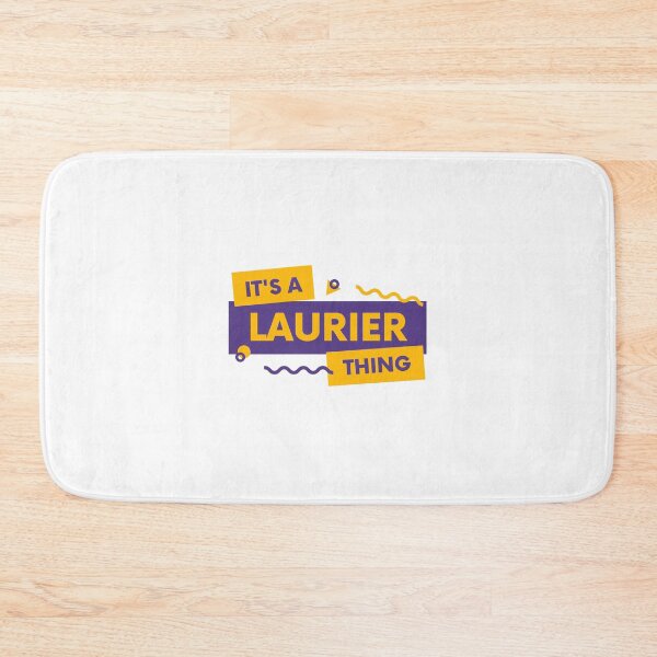 Item preview, Wilfrid Laurier University Yellow + Purple "It's a Laurier Thing" Logo designed and sold by Everyday Designs.