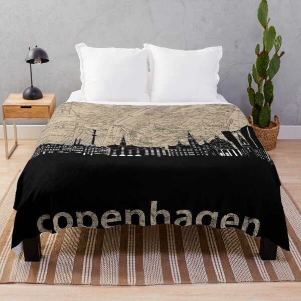 Aperçu de l'œuvre Skyline de Copenhague créée et vendue par BekimART.