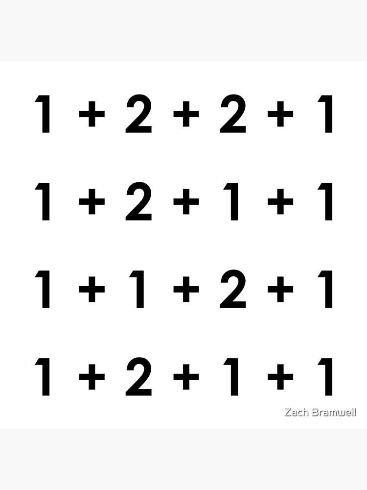 "CLUE The Movie Poster Numbers Only" Poster by zachbwell Redbubble