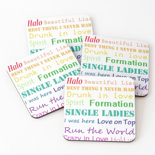 Item preview, Beyonce song titles designed and sold by Emilie Boulter.