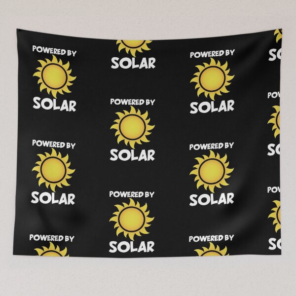 Item preview, Powered by Solar , Funny, Sarcastic designed and sold by amilli.