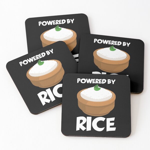 Item preview, Powered by Rice , Funny, Sarcastic designed and sold by amilli.
