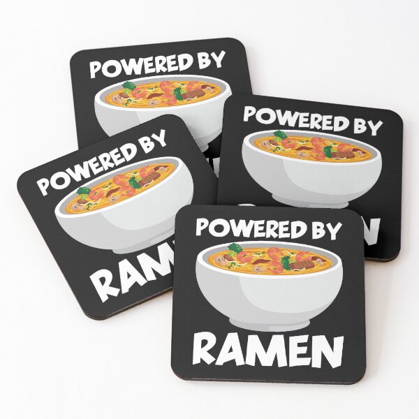 Item preview, Powered by Ramen , Funny, Sarcastic designed and sold by amilli.