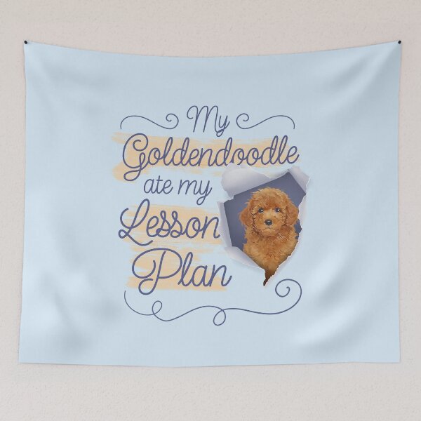 Item preview, My Goldendoodle Ate My Lesson Plan designed and sold by EdifyEra.