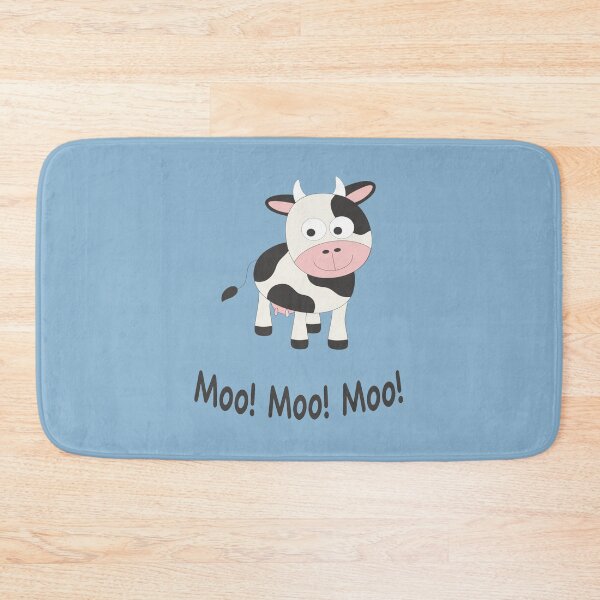 Item preview, Moo Moo Moo Cute Black and White Cartoon Cow designed and sold by Hedgie Designs.