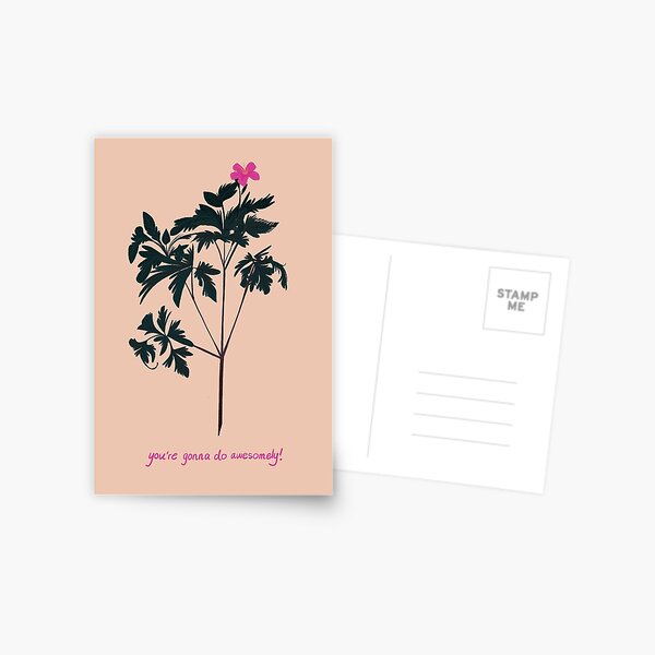 You're Gonna Do Awesomely Postcard