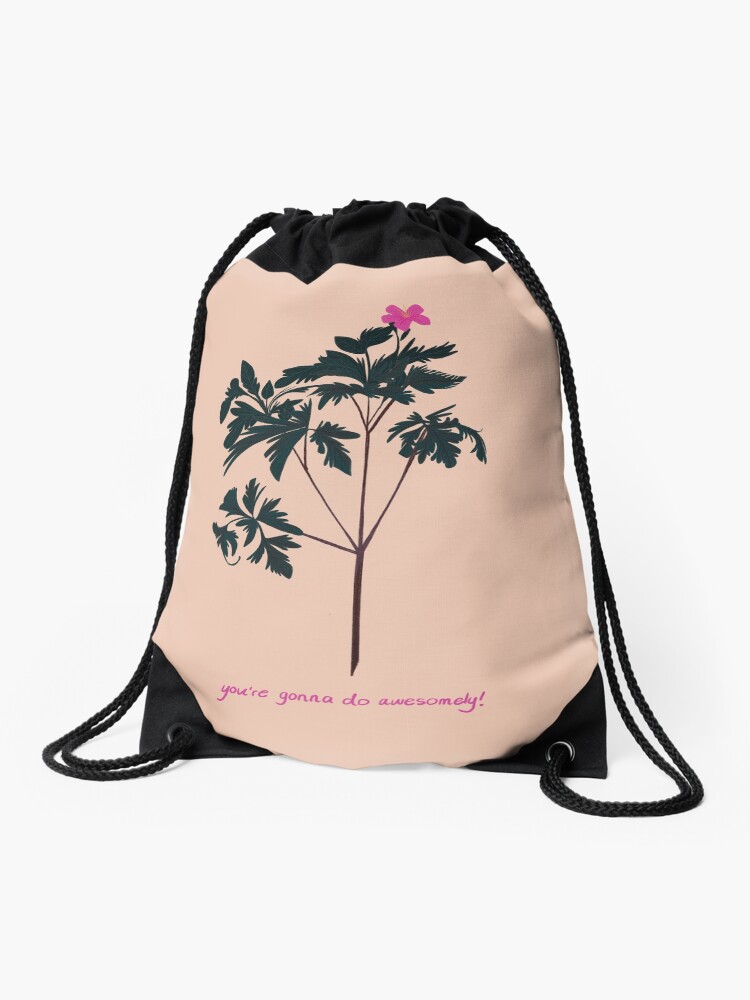 Thumbnail 1 of 3, Drawstring Bag, You're Gonna Do Awesomely designed and sold by reimenayee.