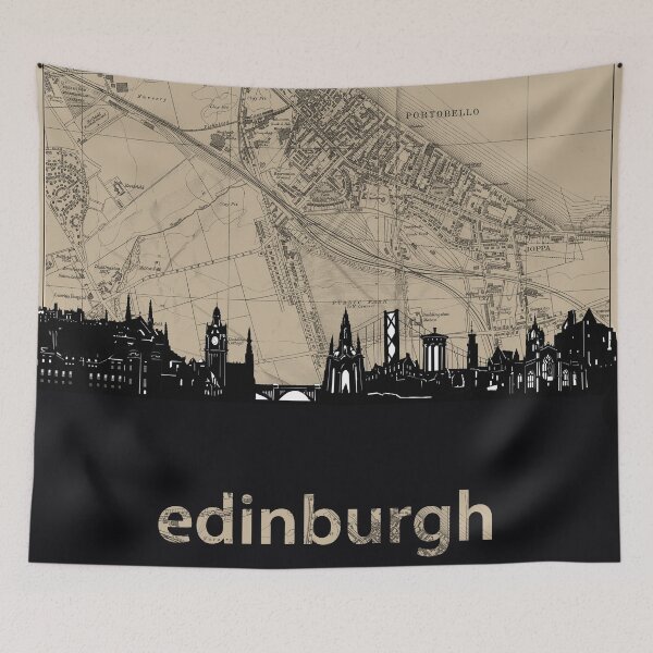 Item preview, edinburgh skyline designed and sold by BekimART.