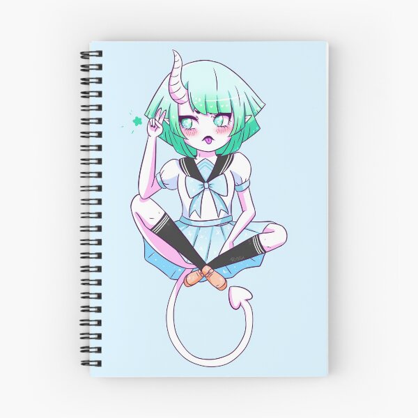 Item preview, Blue Seifuku Demon  designed and sold by Marrisa Rayner.