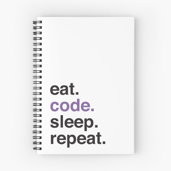 Item preview, Eat. Code. Sleep. Repeat I designed and sold by Katherine Ann.