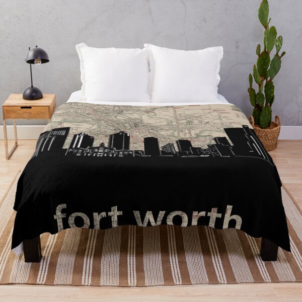 Item preview, fort worth skyline designed and sold by BekimART.