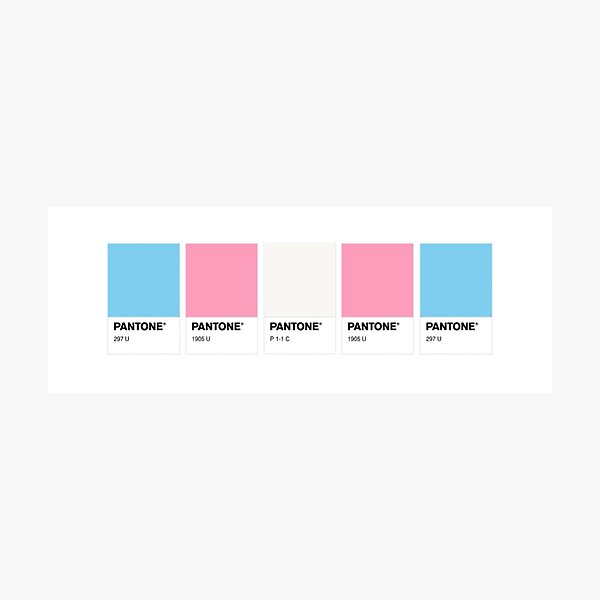 Pastel Pantone Pride Photographic Print By Sunfowers Redbubble