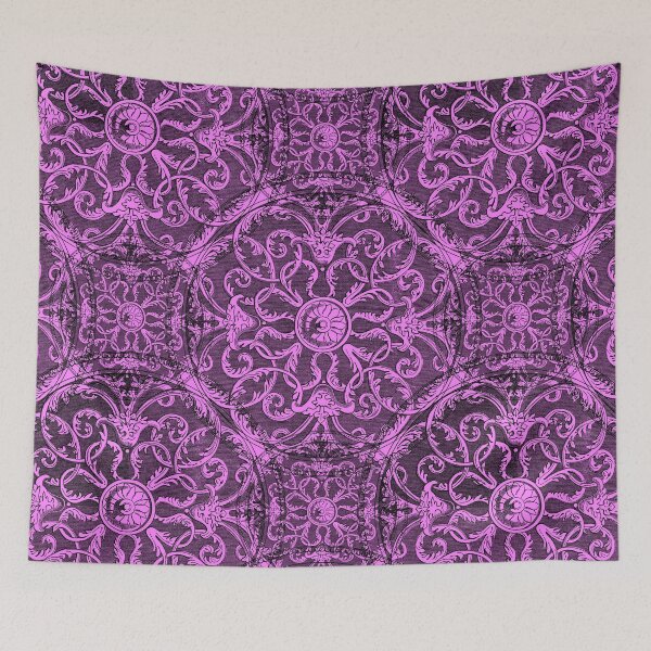 Artikelvorschau, Rosa Vintages Rollendekorationsmuster entworfen und verkauft von Carrie_Anne_Designs.