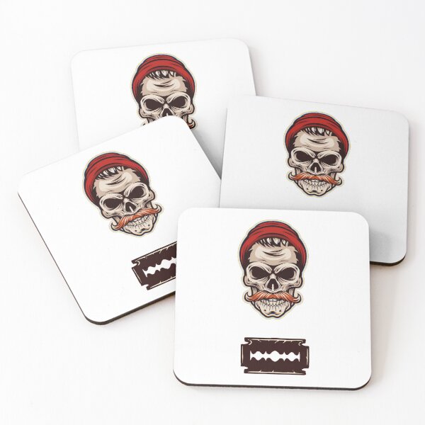 Item preview, Skull with beard mustache skull designed and sold by Astalawistababy.