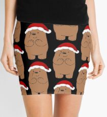 Grizzly Xmas Mini Skirt