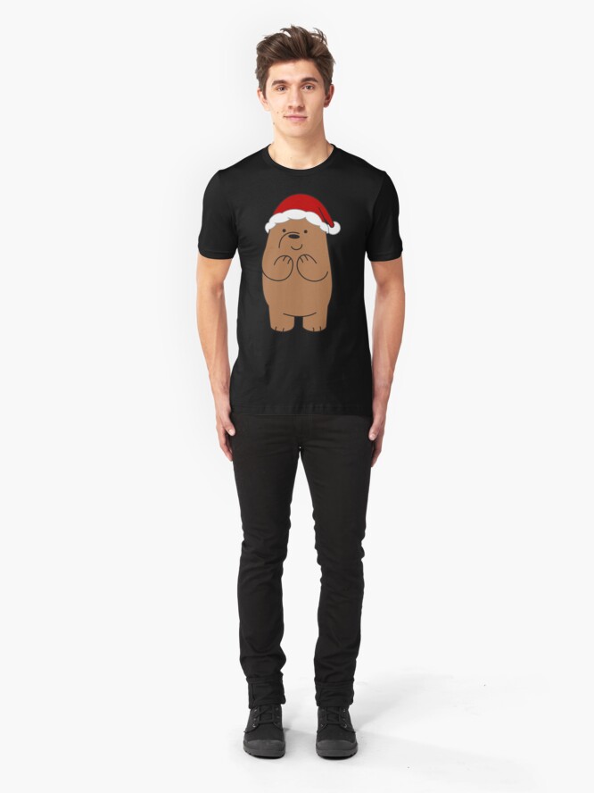 Alternate view of Grizzly Xmas Slim Fit T-Shirt