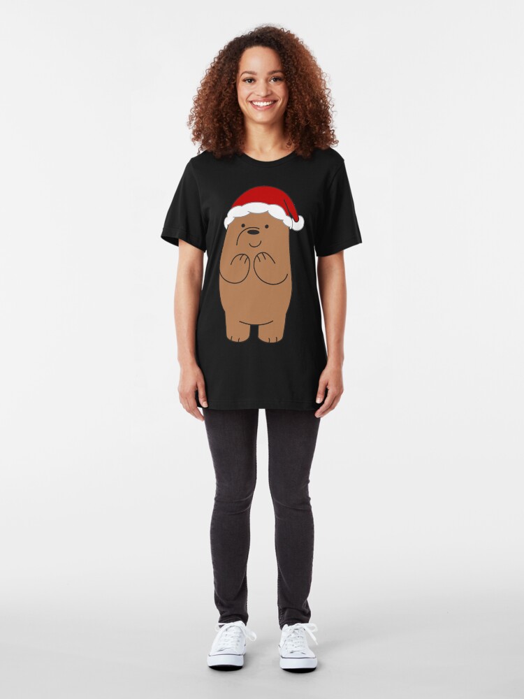 Alternate view of Grizzly Xmas Slim Fit T-Shirt