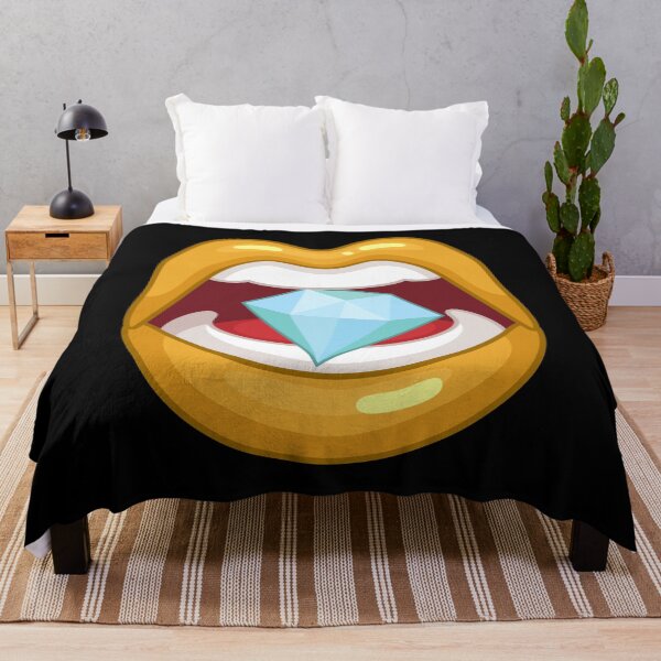 Item preview, Gold Diamond Lips designed and sold by Starquake.