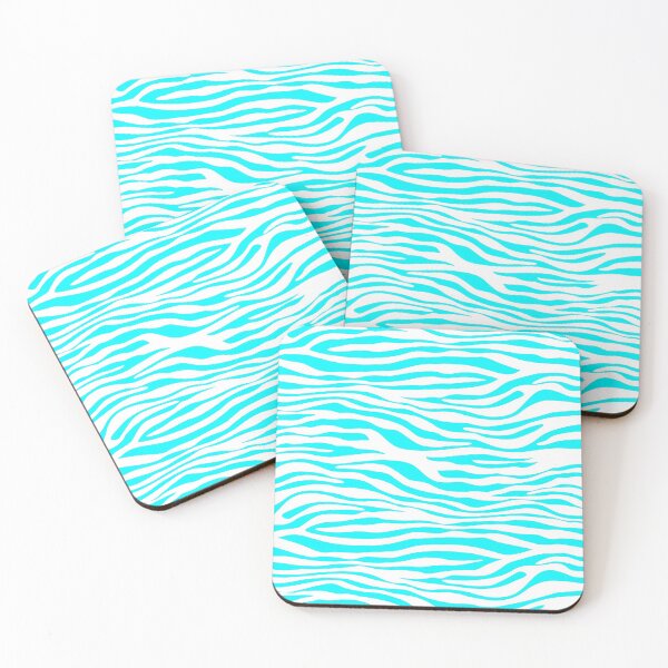 Item preview, Blue and White Zebra Stripes designed and sold by Angelandspot.