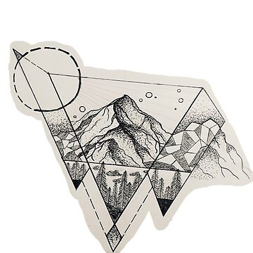 50 Geometric Mountain Tattoo Designs for Men [2024 Guide] | Geometric  mountain tattoo, Art inspired tattoos, Geometric tattoo
