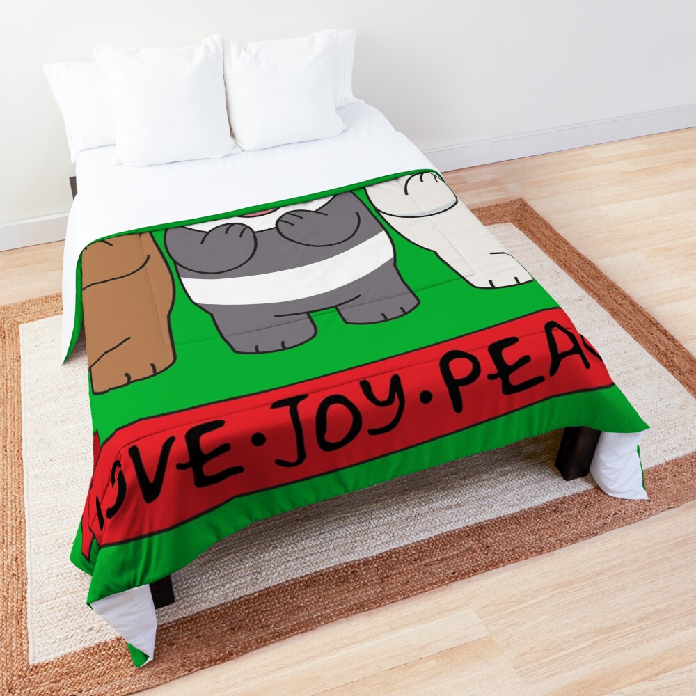We Bare Bears Love Comforter