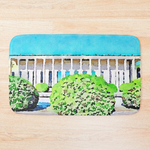 Item preview, Roma EUR: pine tree, bushes and building designed and sold by Giuseppe Cocco.
