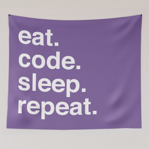 Item preview, Eat. Code. Sleep. Repeat III designed and sold by Katherine Ann.