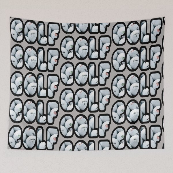 Item preview, Golf Balls in Golf Font designed and sold by Havocgirl.