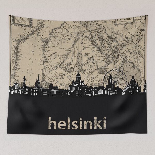 Item preview, helsinki skyline designed and sold by BekimART.