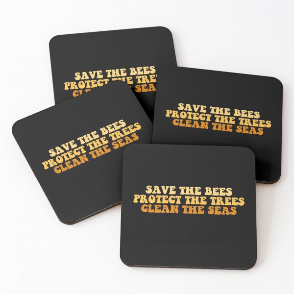 Item preview, save the bees protect the trees clean the seas designed and sold by House Sparrow.