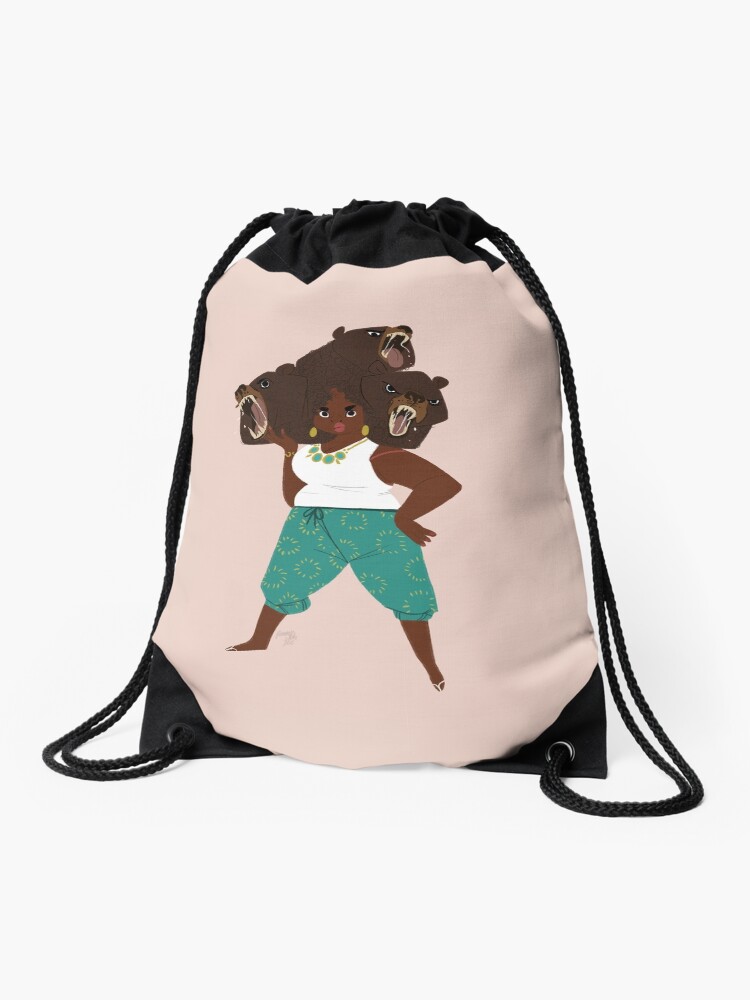 Thumbnail 1 of 3, Drawstring Bag, Bears designed and sold by reimenayee.